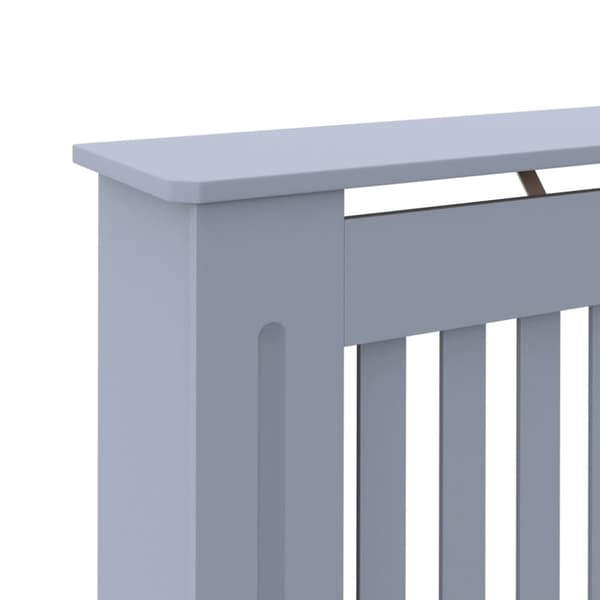 vidaXL radiatorskjuler 152x19x81,5 cm MDF antracitgrå