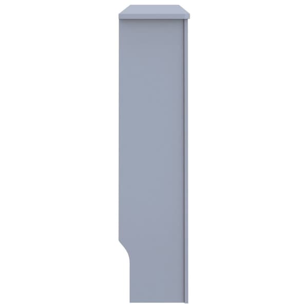 vidaXL radiatorskjuler 112x19x81,5 cm MDF antracitgrå