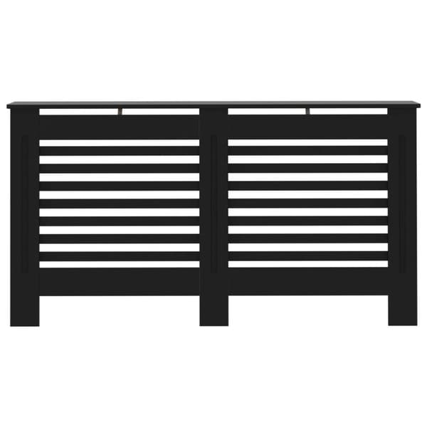 vidaXL radiatorskjuler 152x19x81,5 cm MDF sort