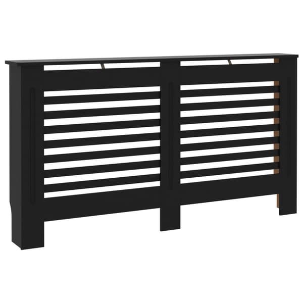 vidaXL radiatorskjuler 152x19x81,5 cm MDF sort