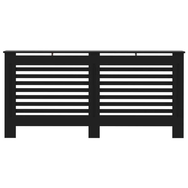 vidaXL radiatorskjuler 172x19x81,5 cm MDF sort