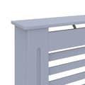 Miniatyrbillede 7 af 9: vidaXL radiatorskjuler 152x19x81,5 cm MDF antracitgrå