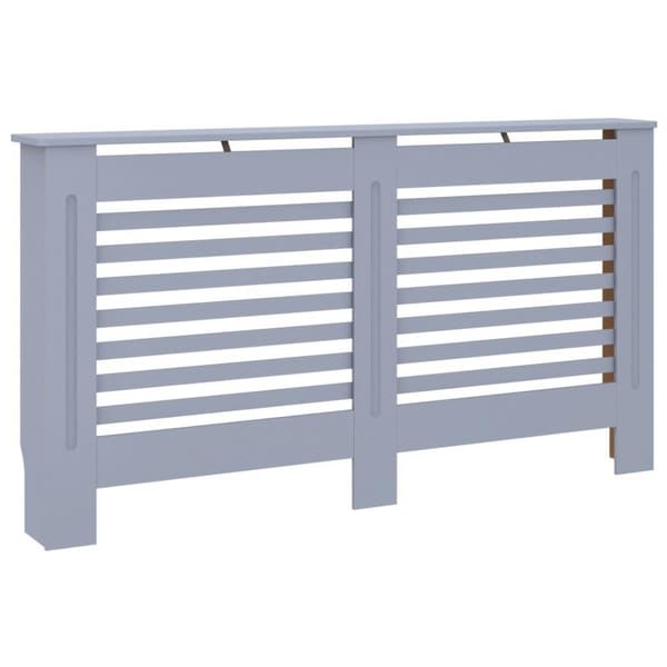 vidaXL radiatorskjuler 152x19x81,5 cm MDF antracitgrå