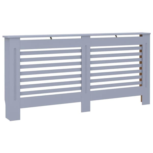 vidaXL radiatorskjuler 172x19x81,5 cm MDF antracitgrå