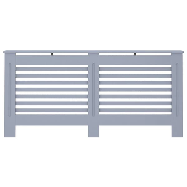 vidaXL radiatorskjuler 172x19x81,5 cm MDF antracitgrå