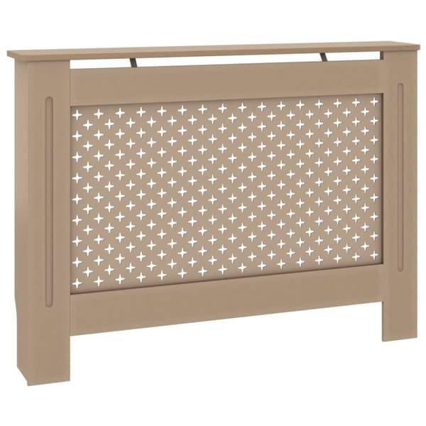 vidaXL radiatorskjuler 112x19x81,5 cm MDF