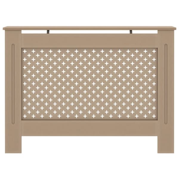 vidaXL radiatorskjuler 112x19x81,5 cm MDF