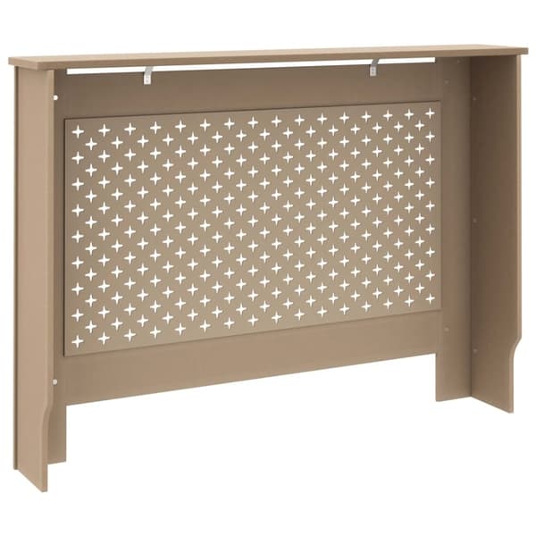 vidaXL radiatorskjuler 112x19x81,5 cm MDF