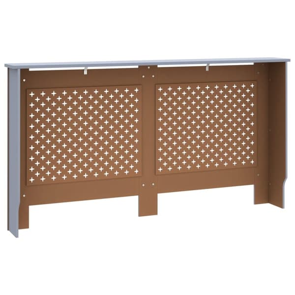 vidaXL radiatorskjuler 152x19x81,5 cm MDF antracitgrå