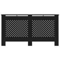 Miniatyrbillede 4 af 9: vidaXL radiatorskjuler 152x19x81,5 cm MDF sort