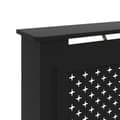 Miniatyrbillede 7 af 9: vidaXL radiatorskjuler 152x19x81,5 cm MDF sort