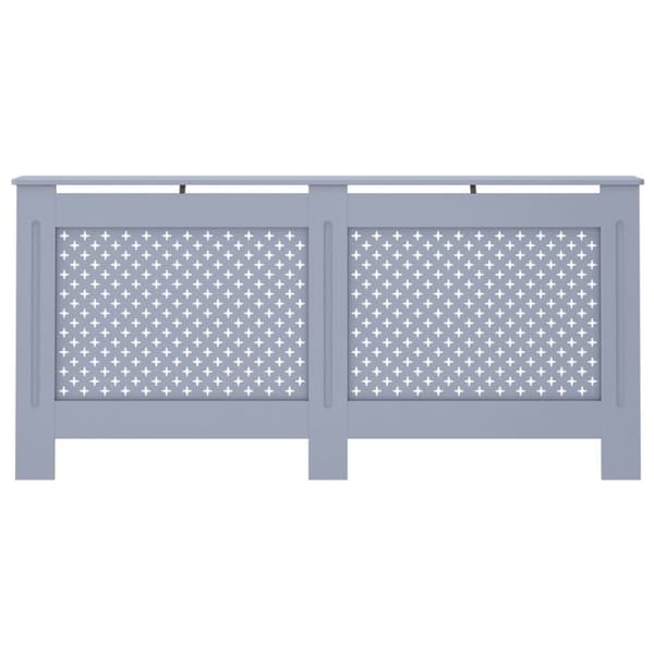 vidaXL Lämpöpatterin suoja antrasiitti 172x19x81,5 cm MDF