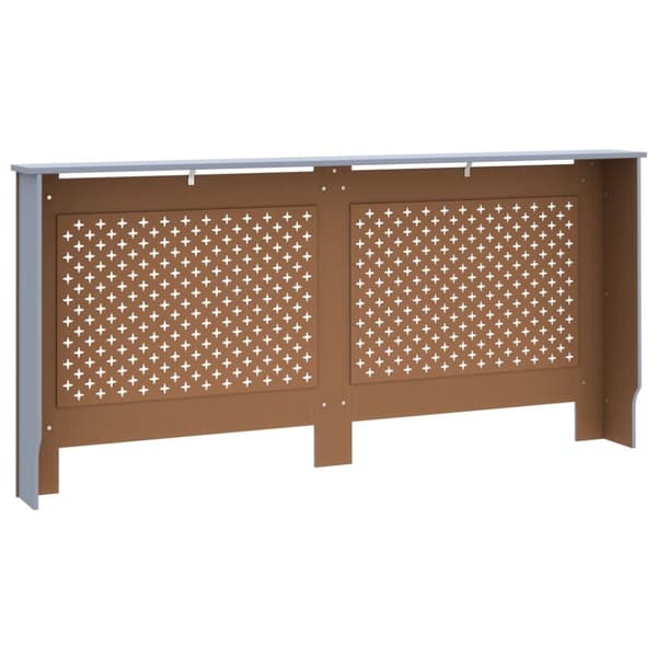vidaXL Lämpöpatterin suoja antrasiitti 172x19x81,5 cm MDF