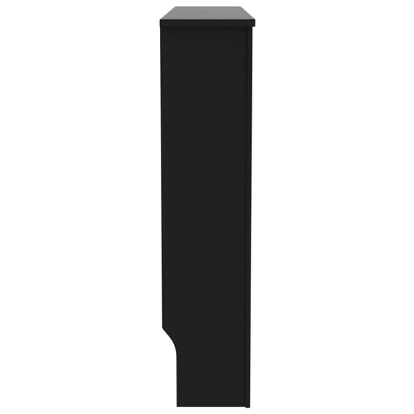 vidaXL radiatorskjuler 112x19x81,5 cm MDF sort