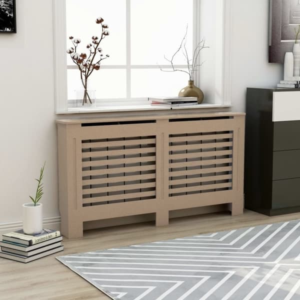 vidaXL radiatorskjuler 152x19x81,5 cm MDF