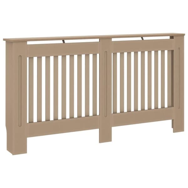 vidaXL radiatorskjuler 152x19x81,5 cm MDF
