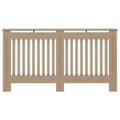 Miniatyrbillede 4 af 9: vidaXL radiatorskjuler 152x19x81,5 cm MDF