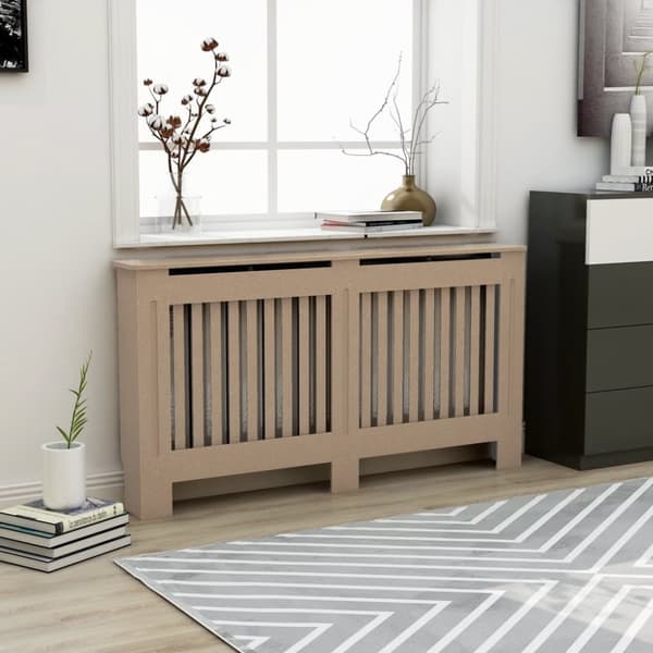 vidaXL radiatorskjuler 152x19x81,5 cm MDF