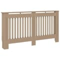 Miniatyrbillede 1 af 9: vidaXL radiatorskjuler 152x19x81,5 cm MDF