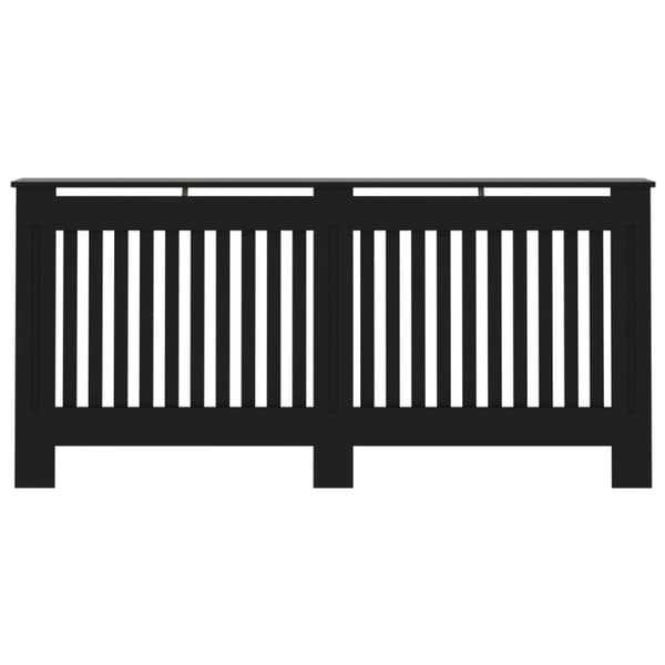 vidaXL radiatorskjuler 172x19x81,5 cm MDF sort