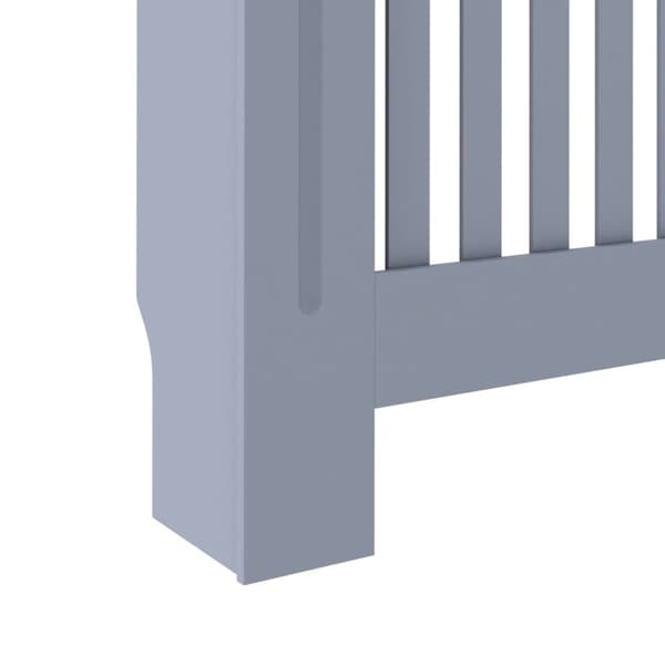 vidaXL radiatorskjuler 172x19x81,5 cm MDF antracitgrå