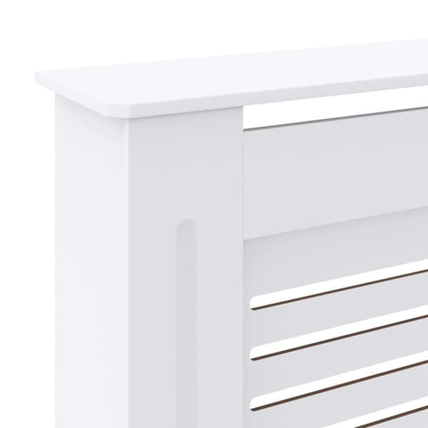 vidaXL MDF Radiatordeksel 205 cm hvit