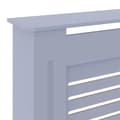 Miniatyrbilde 7 av 9: vidaXL Radiatordeksel MDF grå 205 cm