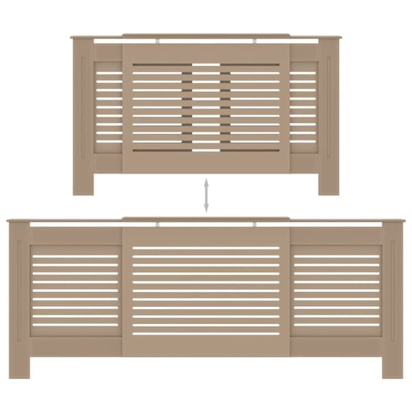 vidaXL Elementskydd MDF 205 cm