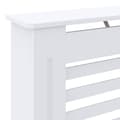 Miniatyrbild 6 av 8: vidaXL Elementskydd MDF vit 78 cm
