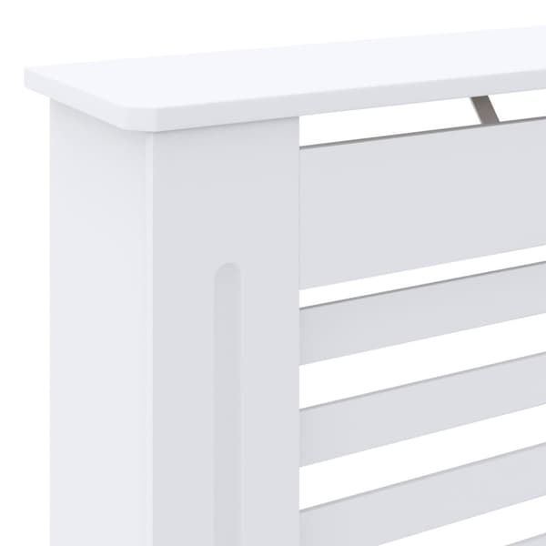 vidaXL Elementskydd MDF vit 78 cm