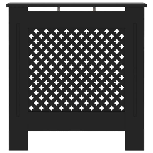 vidaXL Elementskydd MDF svart 78 cm