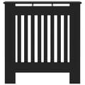 Miniatyrbilde 4 av 8: vidaXL Radiatordeksel MDF svart 78 cm