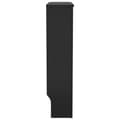Miniatyrbilde 5 av 8: vidaXL Radiatordeksel MDF svart 78 cm