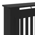 Miniatyrbilde 6 av 8: vidaXL Radiatordeksel MDF svart 78 cm