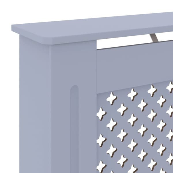 vidaXL Elementskydd MDF grå 78 cm