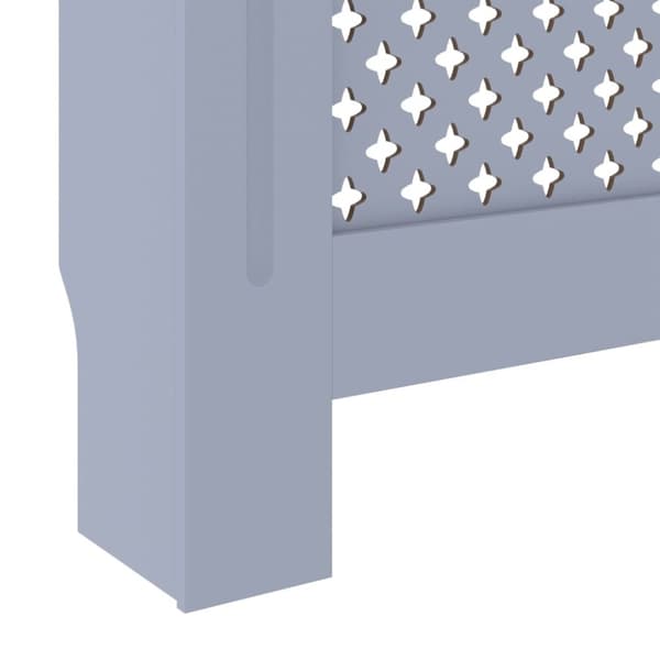 vidaXL Elementskydd MDF grå 78 cm