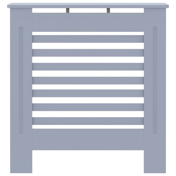 vidaXL MDF lämpöpatterin suoja harmaa 78 cm