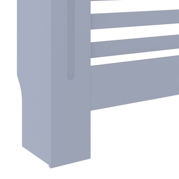 vidaXL MDF lämpöpatterin suoja harmaa 78 cm