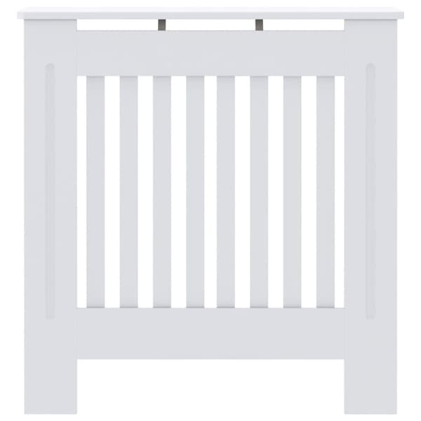 vidaXL MDF lämpöpatterin suoja valkoinen 78 cm