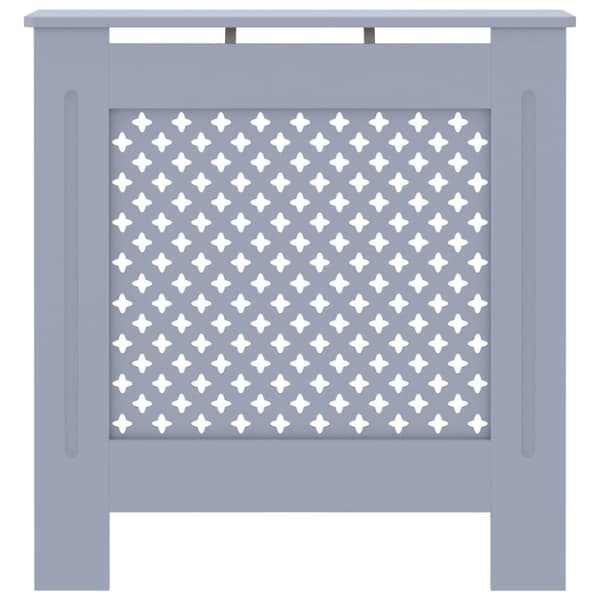 vidaXL radiatorskjuler 78 cm MDF grå