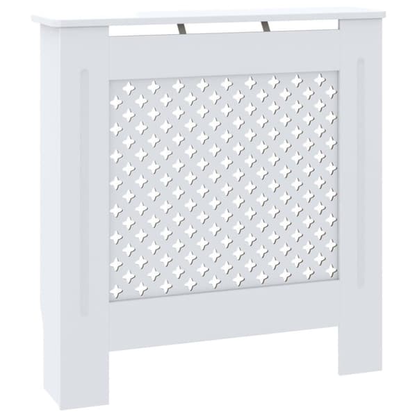 vidaXL radiatorskjuler 78 cm MDF hvid