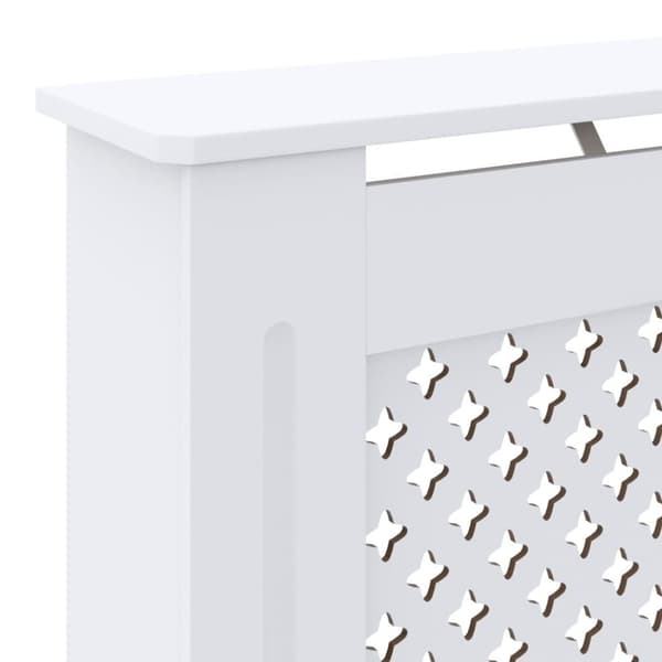 vidaXL radiatorskjuler 78 cm MDF hvid