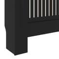 Miniatyrbilde 8 av 9: vidaXL Radiatordeksel MDF svart 205 cm