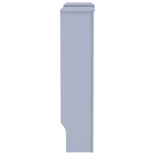 vidaXL Elementskydd MDF grå 205 cm