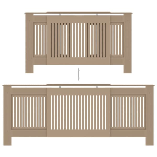 vidaXL Radiatordeksel MDF 205 cm
