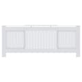 Miniatyrbilde 4 av 9: vidaXL MDF Radiatordeksel 205 cm hvit