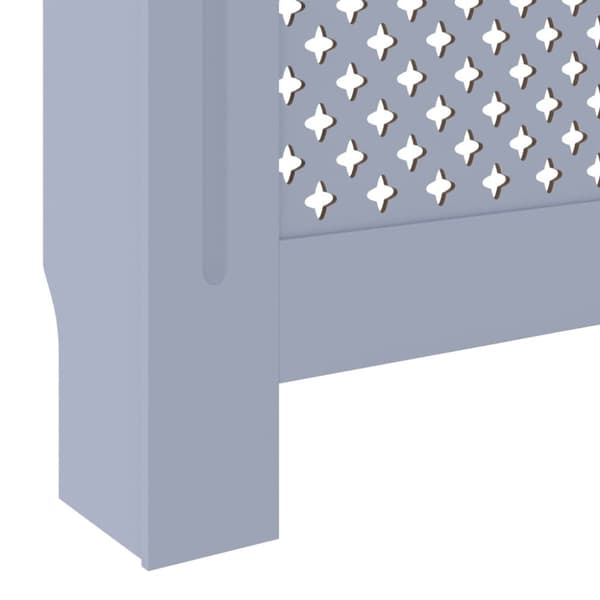 vidaXL radiatorskjuler 205 cm MDF grå
