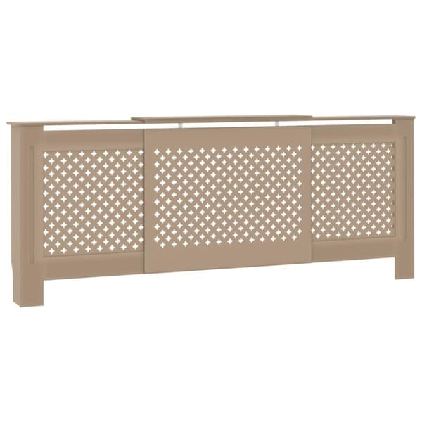 vidaXL MDF lämpöpatterin suoja 205 cm