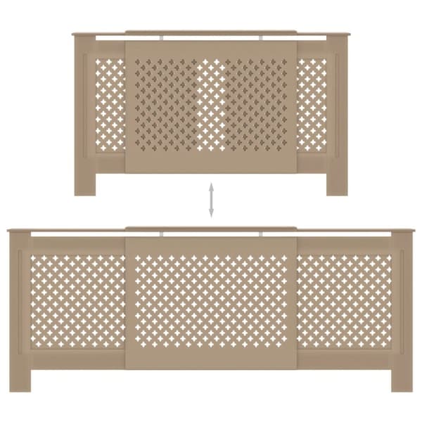vidaXL MDF lämpöpatterin suoja 205 cm
