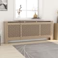 Pikkukuva 2 / 9: vidaXL MDF lämpöpatterin suoja 205 cm